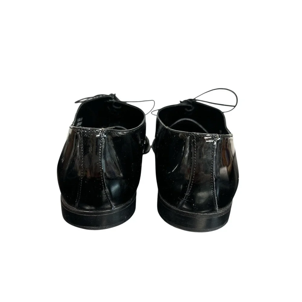 Bostonian‎ Florentine Mens Black Patent Leather Dress Shoes Made in Italy • 10 W